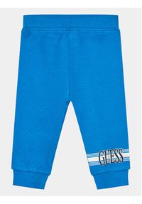 Guess Komplet bluza, body i spodnie dresowe Take Me Home Set P4RG05 KA6W0 Niebieski Regular Fit. Kolor: niebieski. Materiał: bawełna #4
