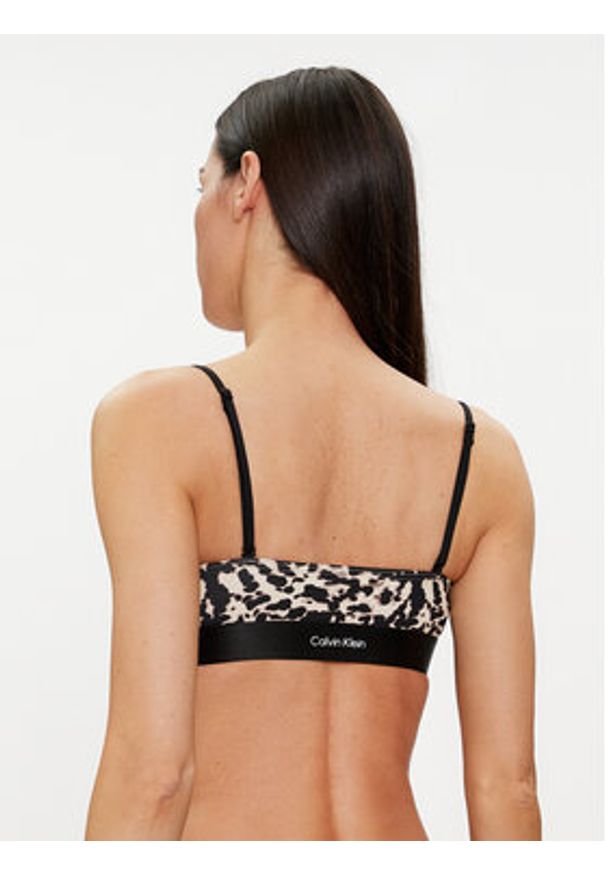 Calvin Klein Swimwear Góra od bikini KW0KW02494 Czarny. Kolor: czarny. Materiał: syntetyk