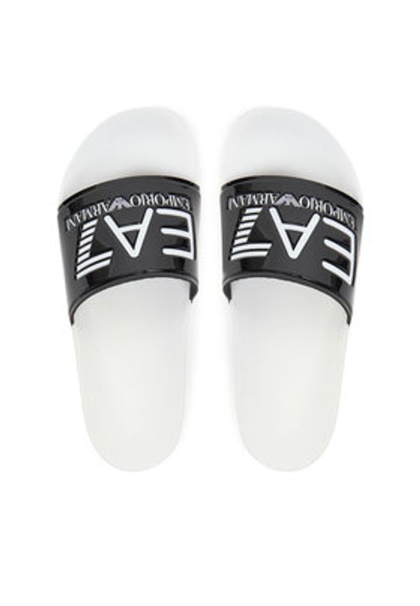 EA7 Emporio Armani Klapki 7X000108 AF15118 FC079 Czarny. Kolor: czarny