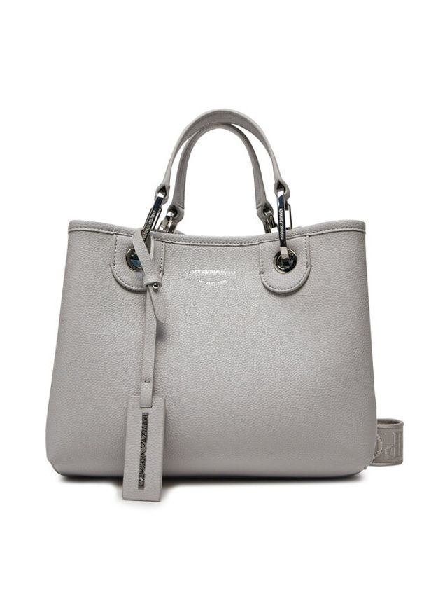 Emporio Armani Torebka EW000361 AF12036 M8118 Szary. Kolor: szary. Materiał: skórzane