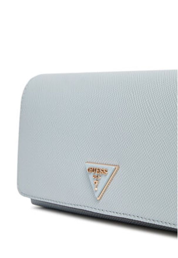 Guess Torebka Noelle II Mini HWZG96 72750 Błękitny. Kolor: niebieski. Materiał: skórzane