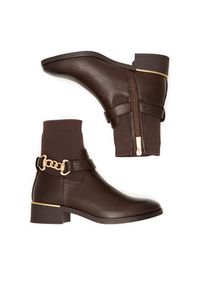 Jenny Fairy Botki HY25653-2 Brązowy. Kolor: brązowy. Materiał: skóra #3