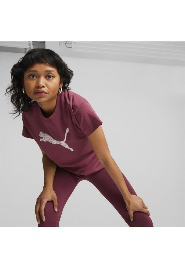 Puma Ladies T -Kirt Donker Jasper M - Comfort & Style. Kolor: wielokolorowy. Materiał: bawełna