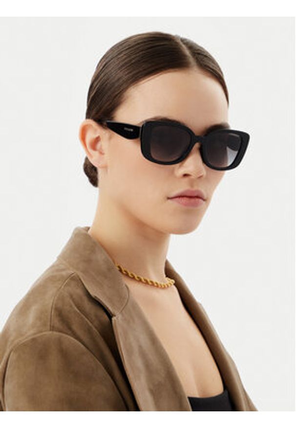 Coach Okulary przeciwsłoneczne 0HC8450U 50028G Czarny. Kolor: czarny