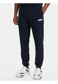 EA7 Emporio Armani Dres 7M002424 AF13512 MB149 Granatowy Slim Fit. Kolor: niebieski. Materiał: bawełna #5