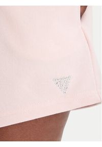 Guess Szorty sportowe V6GD14 K3090 Różowy Regular Fit. Kolor: różowy. Materiał: syntetyk #3