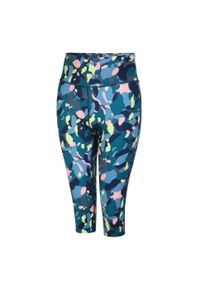 DARE 2B - Legginsy damskie fitness Dare 2B Influential. Kolor: niebieski, wielokolorowy. Materiał: elastan, poliester. Sport: fitness