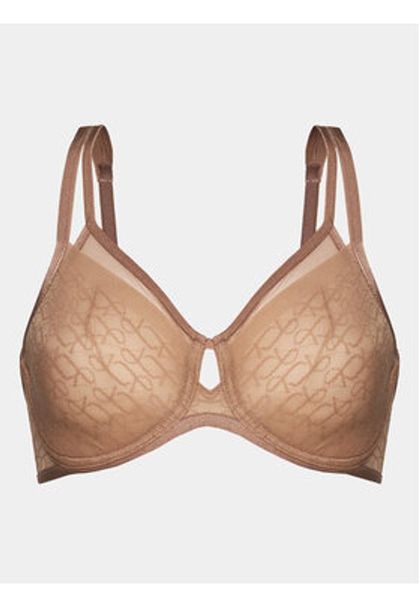 Triumph Biustonosz z fiszbiną Triumph Signature Sheer W01 EX 10215906 Beżowy. Kolor: beżowy. Materiał: syntetyk