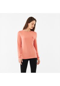 Longsleeve damski Viking Escalante Bamboo Lady. Kolor: różowy. Materiał: polar. Długość rękawa: długi rękaw. Sport: turystyka piesza