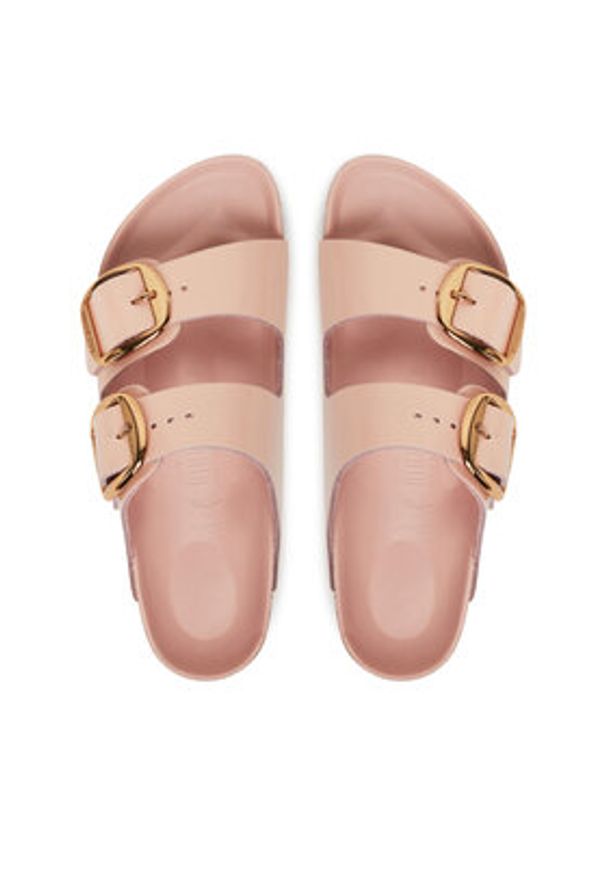 Birkenstock Klapki Arizona Big Buckle Hex 1029392 Różowy. Kolor: różowy. Materiał: skóra