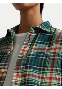 Polo Ralph Lauren Koszula 211A95156002 Zielony Relaxed Fit. Typ kołnierza: polo. Kolor: zielony. Materiał: bawełna #4