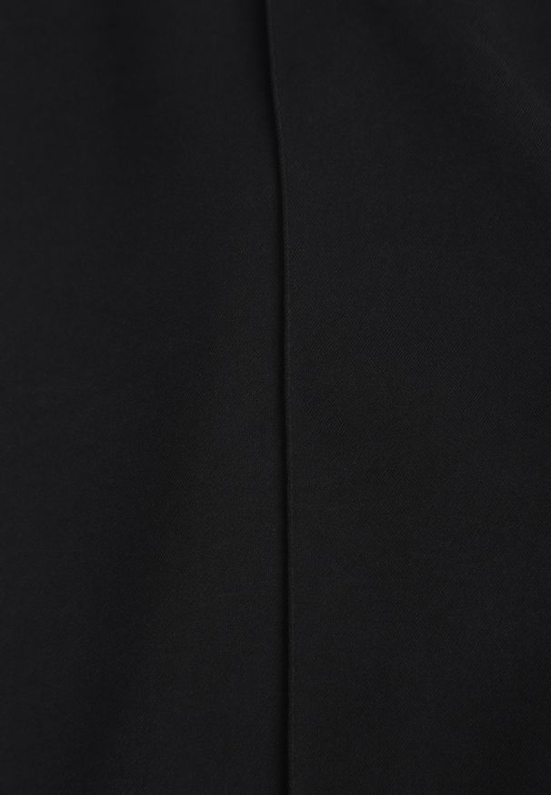 Renee - Czarne Casualowe Spodnie w Stylu Dzwonów High Waist Uinna. Okazja: na co dzień. Stan: podwyższony. Kolor: czarny. Styl: casual