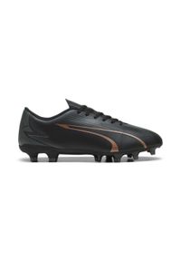 Buty piłkarskie męskie Puma Ultra Play. Zapięcie: sznurówki. Kolor: wielokolorowy, brązowy, czarny. Materiał: syntetyk, materiał. Szerokość cholewki: normalna. Sport: piłka nożna #1