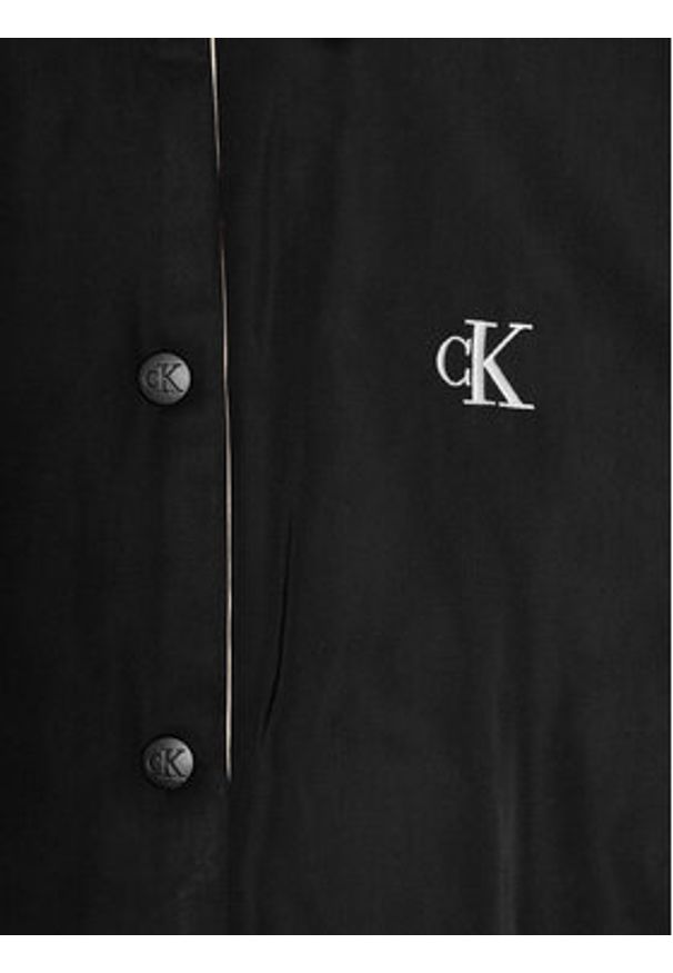 Calvin Klein Jeans Kurtka przejściowa Skater IU0IU00541 Czarny Regular Fit. Kolor: czarny. Materiał: syntetyk