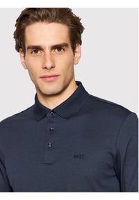 BOSS - Boss Polo Pado 30 50468392 Granatowy Regular Fit. Typ kołnierza: polo. Kolor: niebieski. Materiał: bawełna #3