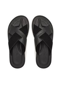 Emporio Armani Klapki X4P124 XR340 K001 Czarny. Kolor: czarny. Materiał: skóra #4