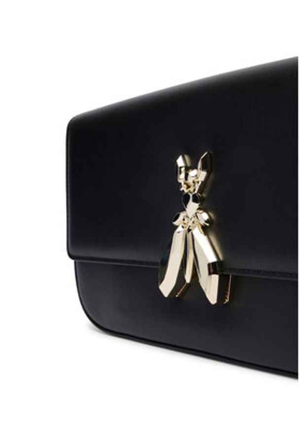 Patrizia Pepe Torebka 8B0229 L061 Czarny. Kolor: czarny. Materiał: skórzane