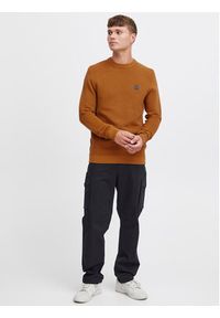 !SOLID - Solid Sweter 21106094 Żółty Regular Fit. Kolor: żółty. Materiał: bawełna