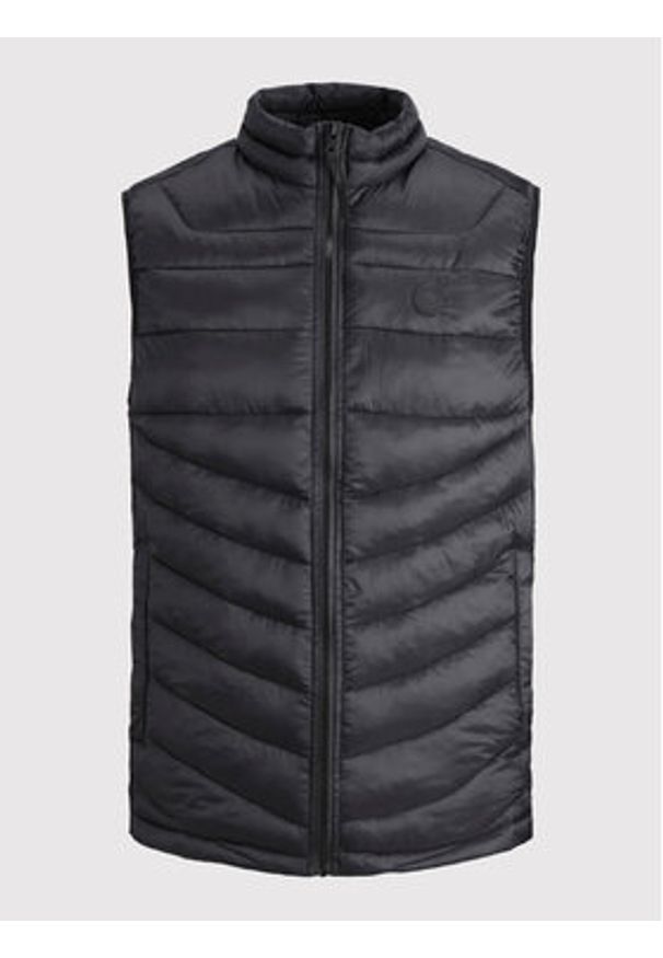 Jack & Jones - Jack&Jones Kamizelka Hero 12211790 Czarny Regular Fit. Kolor: czarny. Materiał: syntetyk
