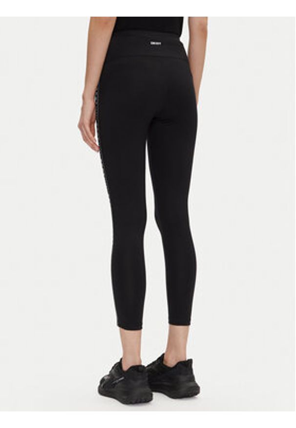 DKNY Sport Legginsy DP3P1883 Czarny Slim Fit. Kolor: czarny. Materiał: syntetyk. Styl: sportowy