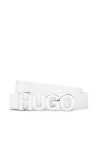 Hugo Pasek Damski Zula Belt 3.5Cm N 50462041 10199089 01 Biały. Kolor: biały. Materiał: skóra #1