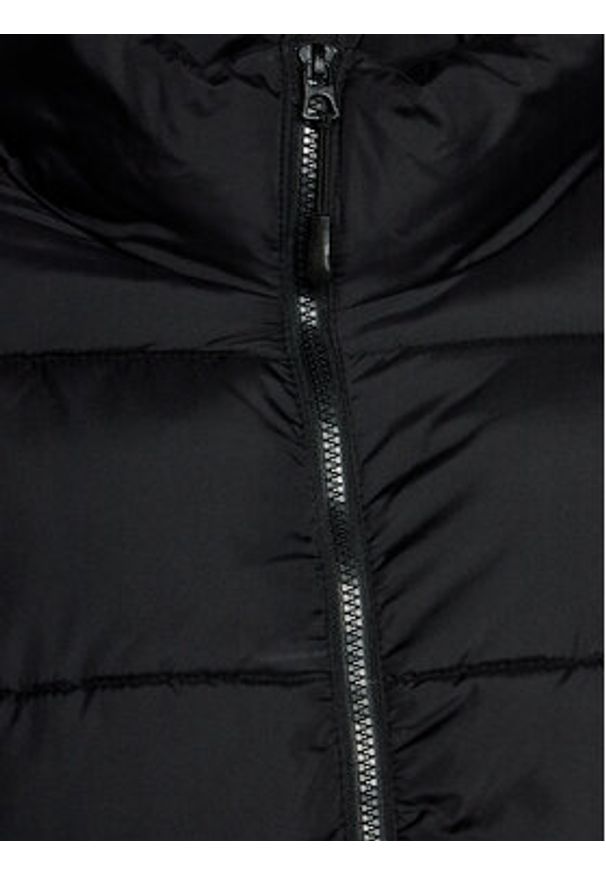 Brave Soul Kurtka puchowa MJK-DAVISLONGBLK Czarny Regular Fit. Kolor: czarny. Materiał: syntetyk