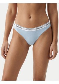 Calvin Klein Underwear Stringi 000QD5043E Błękitny. Kolor: niebieski. Materiał: bawełna #1