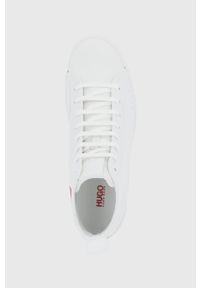 Hugo Trampki Zero męskie kolor biały. Nosek buta: okrągły. Zapięcie: sznurówki. Kolor: biały. Materiał: guma. Szerokość cholewki: normalna