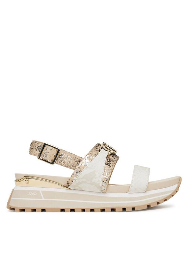 Liu Jo Sandały Maxi Wonder Sandal 30 BA5081 EX289 Beżowy. Kolor: beżowy. Materiał: skóra