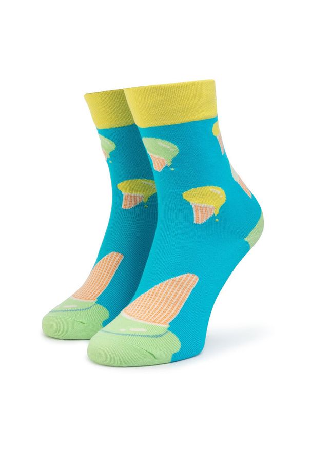 Skarpety wysokie unisex Cup of Sox. Wzór: kolorowy