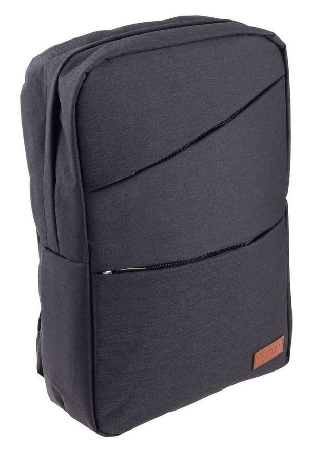 ROVICKY - Plecak męski czarny Rovicky NB9704-4368 BLACK. Kolor: czarny. Materiał: materiał. Styl: sportowy