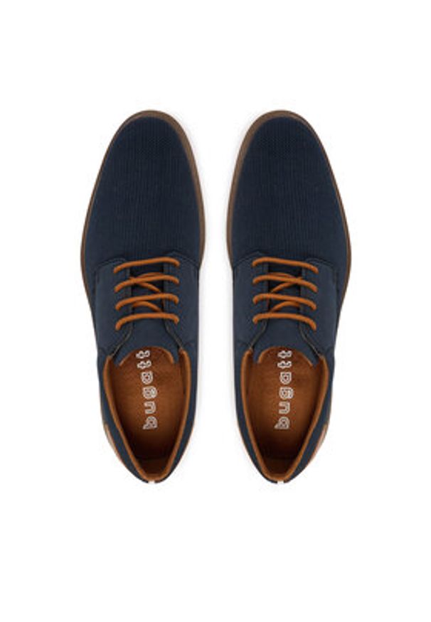 Bugatti Półbuty Carrion 335-AVE01-6955-4141 Granatowy. Kolor: niebieski. Materiał: skóra