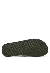 TOMMY HILFIGER - Tommy Hilfiger Japonki Corporate Hilfiger Beach FM0FM05436 Czerwony. Kolor: czerwony, brązowy. Materiał: materiał #6