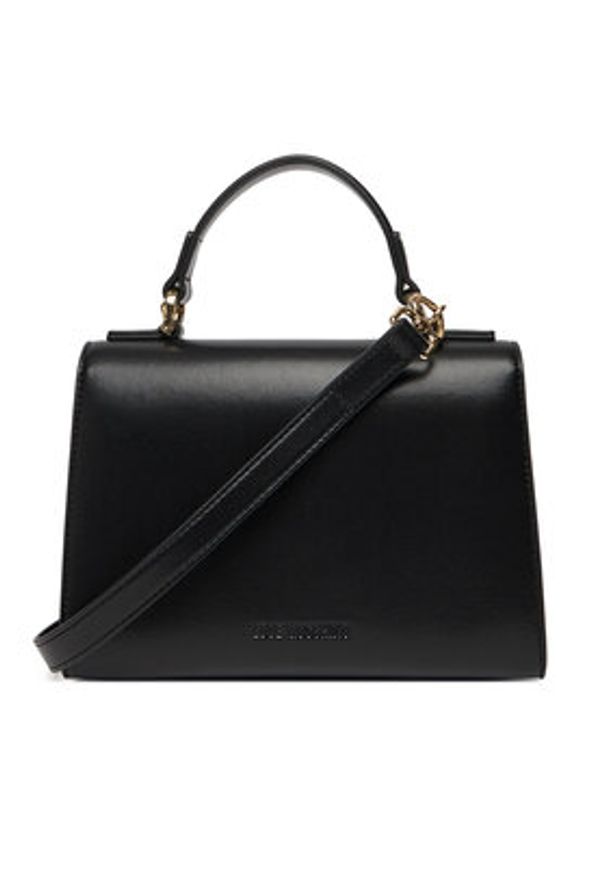 Love Moschino - LOVE MOSCHINO Torebka JC4181PP1NLP0000 Czarny. Kolor: czarny. Materiał: skórzane
