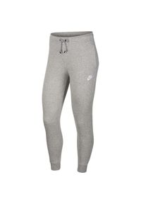 Spodnie sportowe damskie Nike Essential Pant Reg Fleece. Kolor: szary. Materiał: dresówka. Długość: długie #1