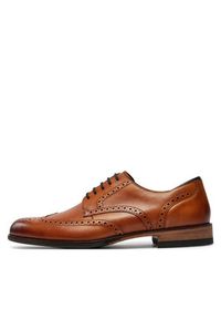 Clarks Półbuty Craftarlolimit 26171453 Brązowy. Kolor: brązowy. Materiał: skóra #6