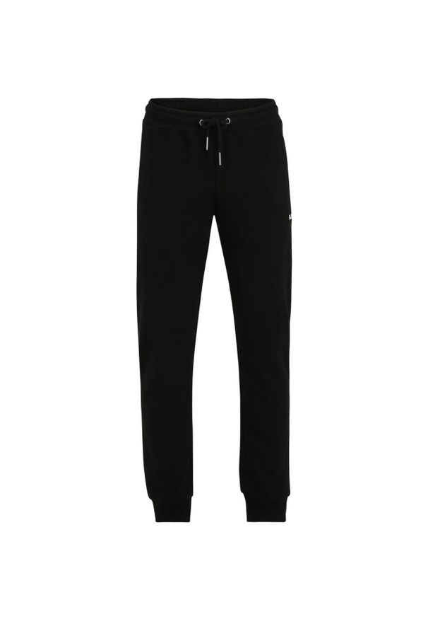 Fila - Męskie Spodnie Dresowe Braives. Kolor: czarny. Materiał: dresówka