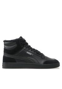 Puma Sneakersy Shuffle Mid Fur 387609 01 Czarny. Kolor: czarny. Materiał: skóra #1