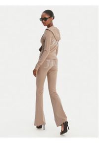 Juicy Couture Spodnie dresowe Christine JCWBJ126309 Beżowy Flared Leg. Kolor: beżowy. Materiał: bawełna #6