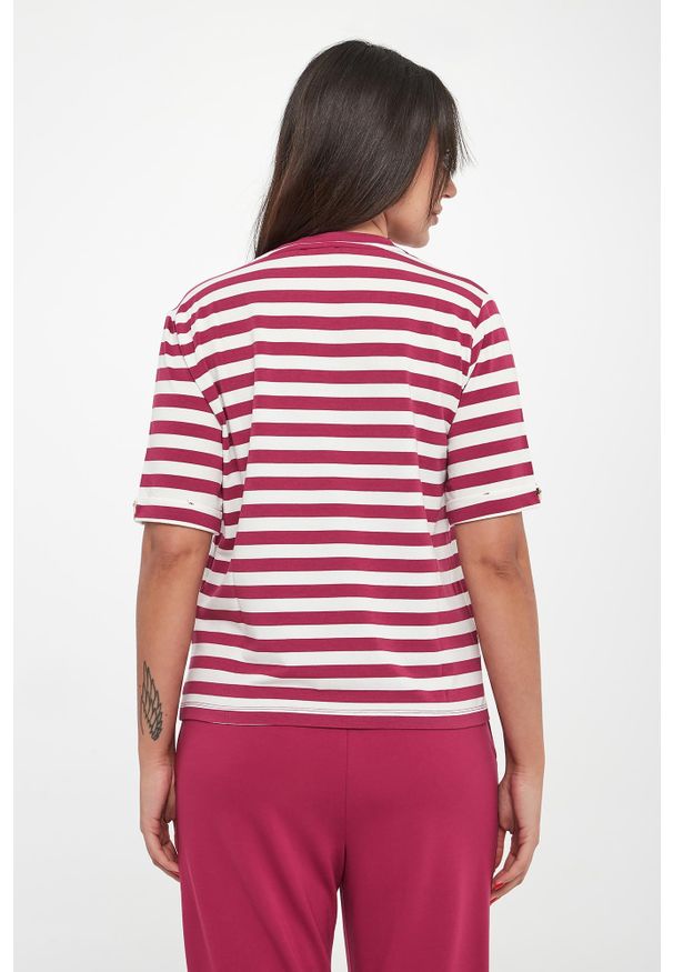 Liu Jo - T-shirt damski w paski LIU JO. Wzór: paski
