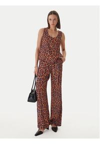 LOLA CASADEMUNT Top MS2615033 Brązowy Regular Fit. Kolor: brązowy. Materiał: wiskoza #2