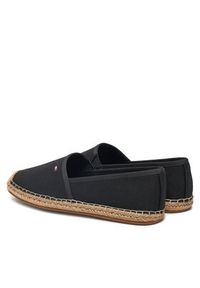 TOMMY HILFIGER - Tommy Hilfiger Espadryle Flag Canvas Espadrille FW0FW08541 Czarny. Kolor: czarny. Materiał: materiał #2