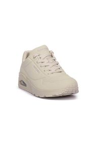 skechers - Buty do chodzenia damskie Skechers Owht One Stand On Air. Kolor: biały. Materiał: syntetyk, materiał. Szerokość cholewki: normalna. Sport: turystyka piesza