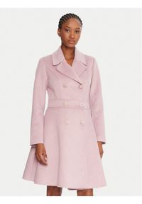 Rinascimento Płaszcz przejściowy CFC0125851003 Różowy Slim Fit. Kolor: różowy. Materiał: syntetyk #1