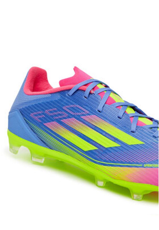 Adidas - adidas Buty do piłki nożnej F50 League Firm/Multi-Ground IE1290 Granatowy. Kolor: niebieski. Materiał: materiał