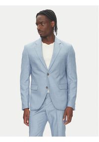 Lindbergh Garnitur 30-606034 Błękitny Slim Fit. Kolor: niebieski. Materiał: syntetyk #4