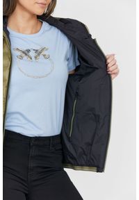 Blauer USA - BLAUER Czarno-zielona damska dwustronna kurtka Stella reversible down jacket, Rozmiar L. Kolor: zielony #6