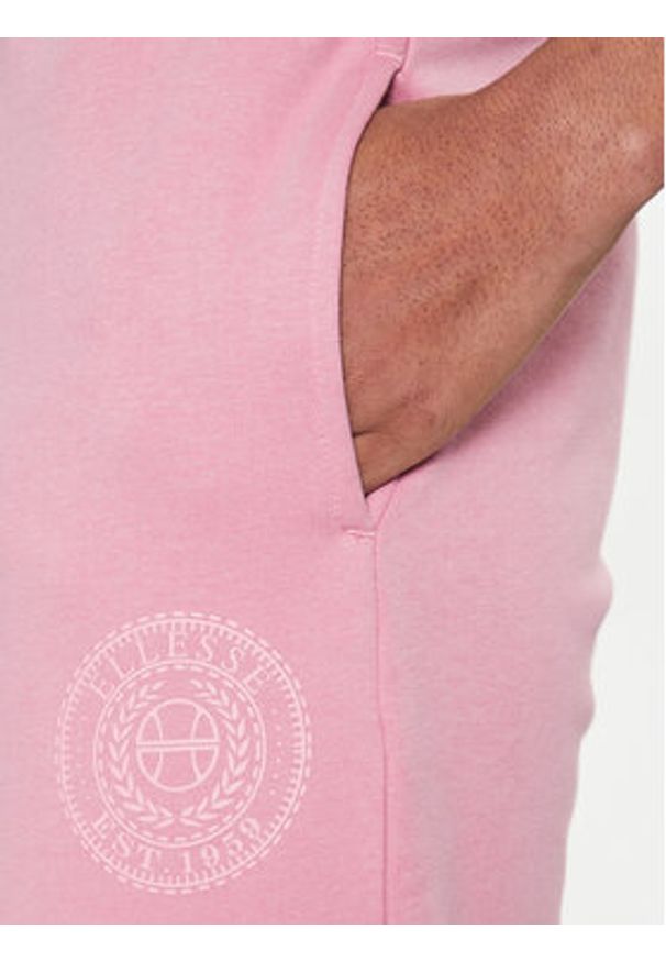 Ellesse Spodnie dresowe Jigono SGR17954 Różowy Regular Fit. Kolor: różowy. Materiał: dresówka, bawełna