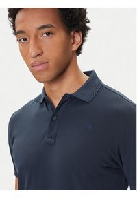 G-Star RAW - G-Star Raw Polo Dunda D11595-D756 Niebieski Slim Fit. Typ kołnierza: polo. Kolor: niebieski. Materiał: bawełna #4