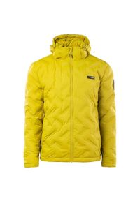 Elbrus - Męska Kurtka Pikowana PrimaLoft Padded Jacket Allio. Kolor: wielokolorowy, zielony, żółty. Technologia: Primaloft